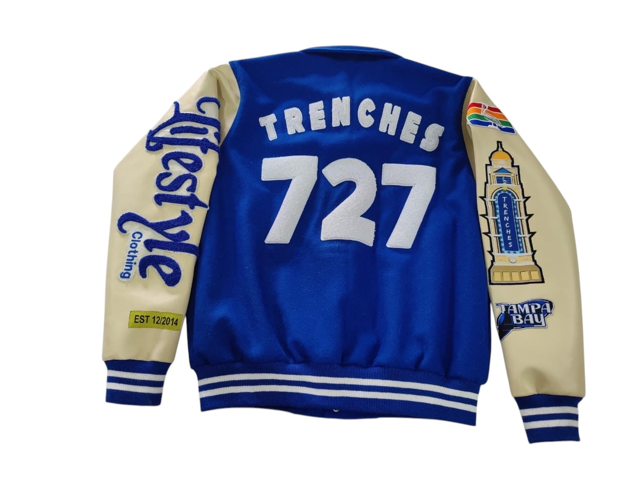 Royal Blue Men's Lifestyle Letterman