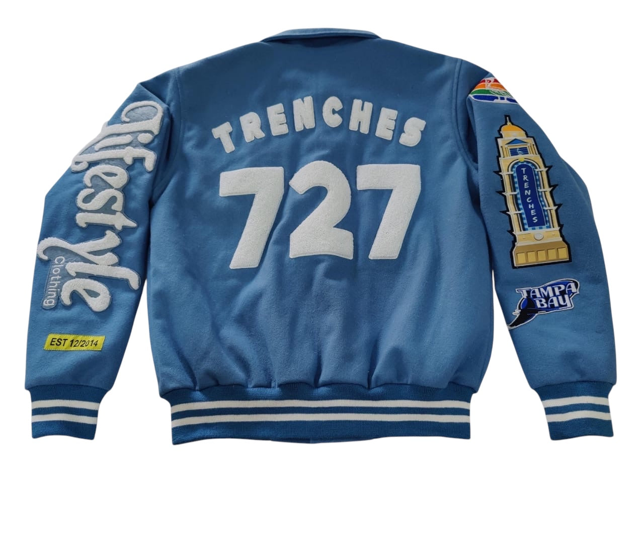 Baby Blue Men's Lifestyle Letterman