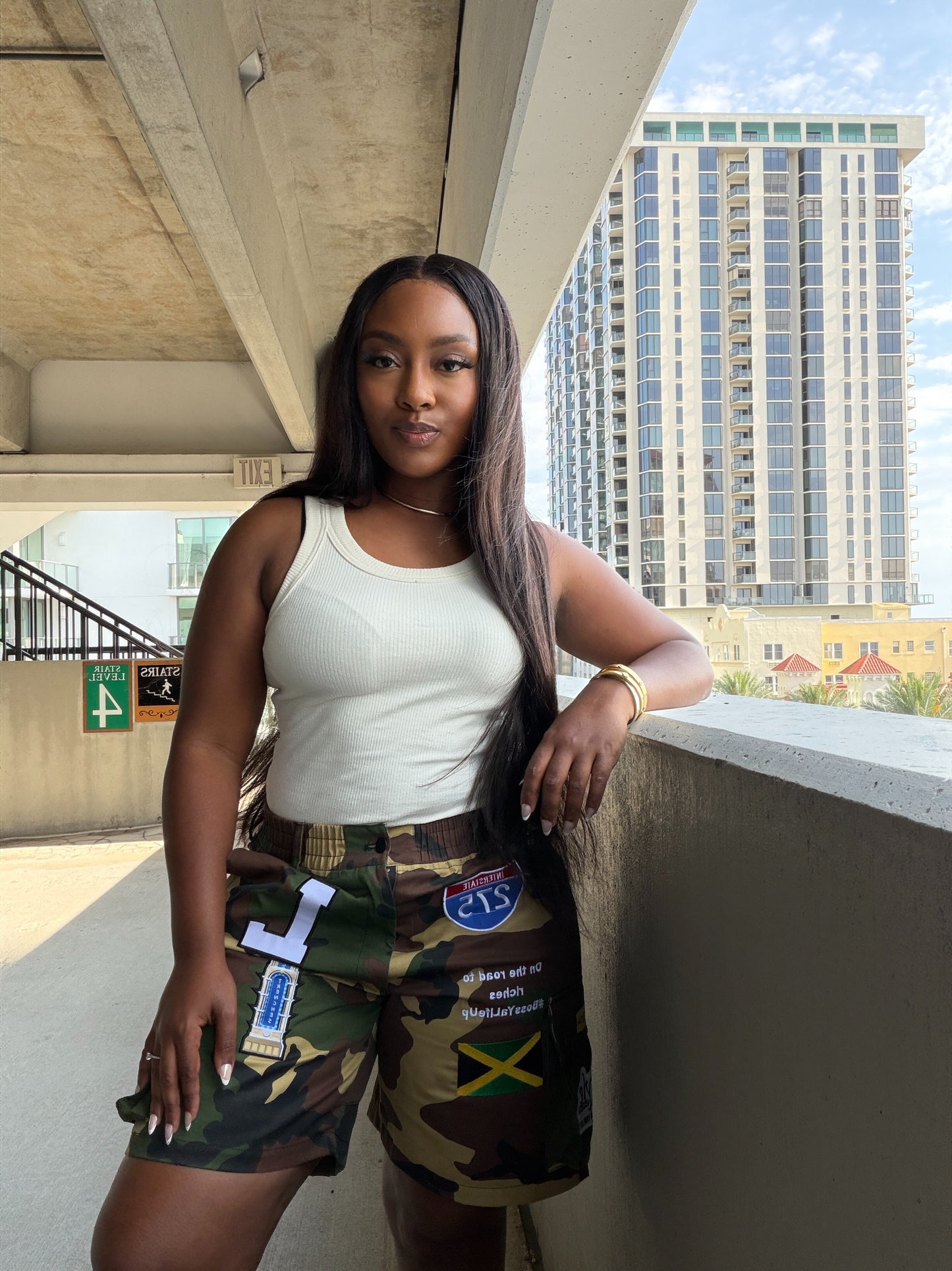 Patchwork Camo Cargos