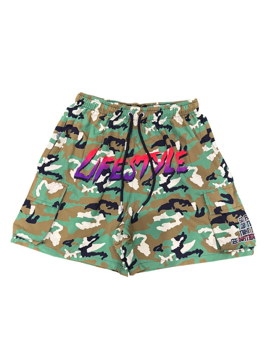 Camo Cargo Shorts