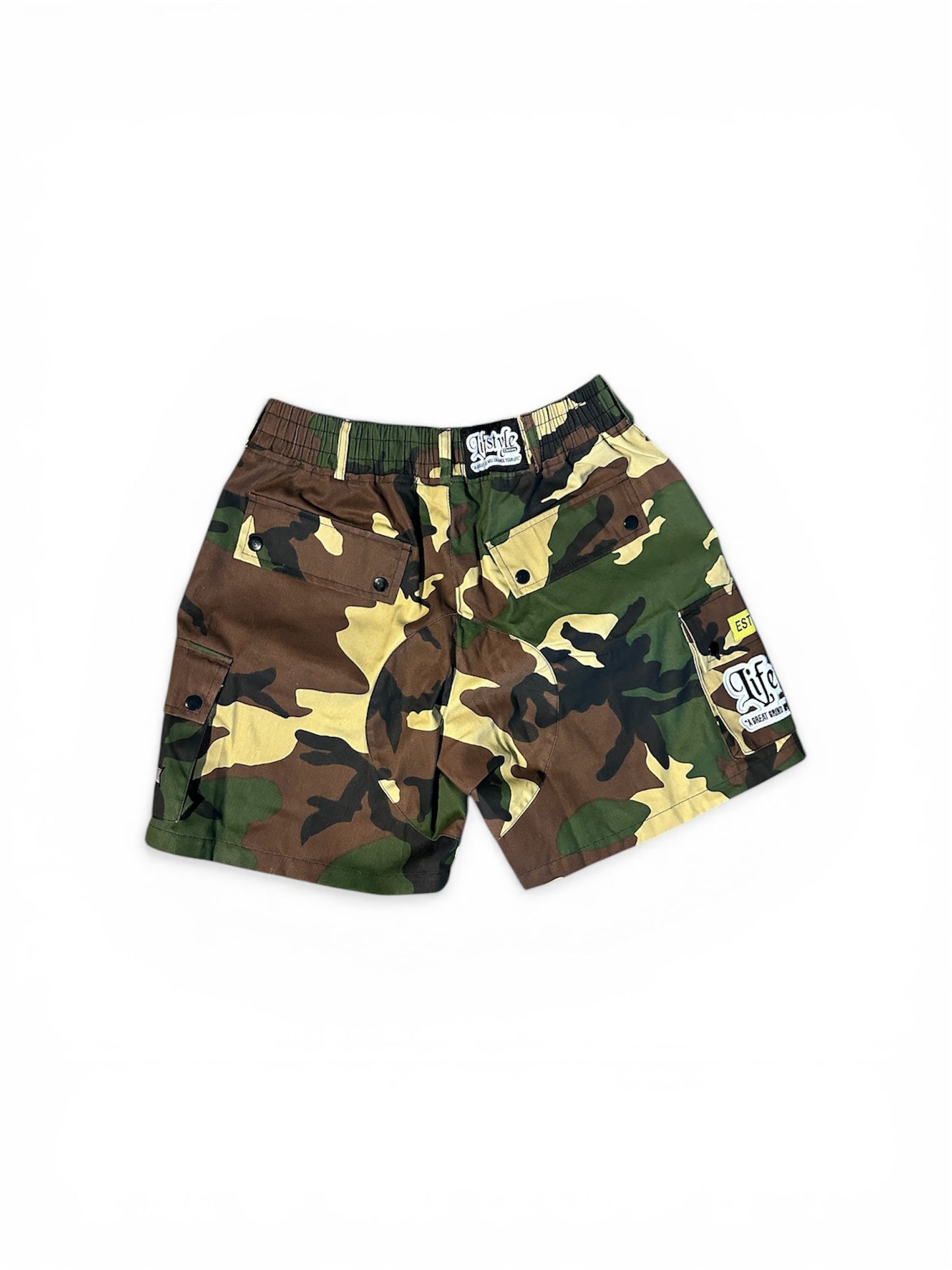 Patchwork Camo Cargos